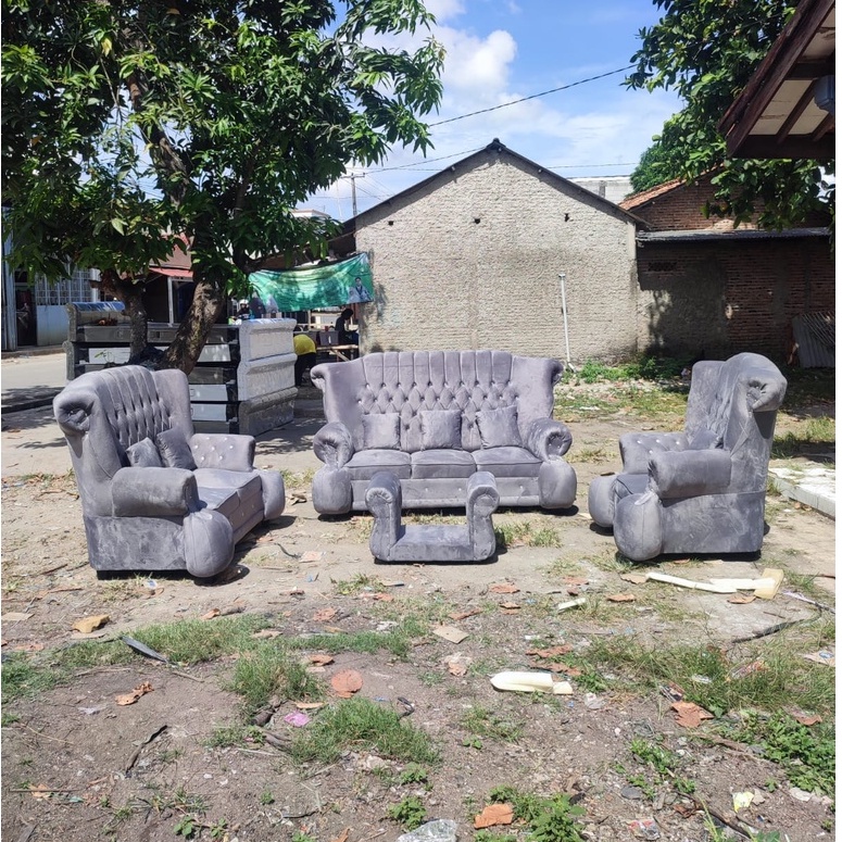 FREE ONGKIR / SOFA JAGUAR 321 /SOFA JAGUAR BELUDRU / SOFA MEWAH / SOFA RUANG TAMU