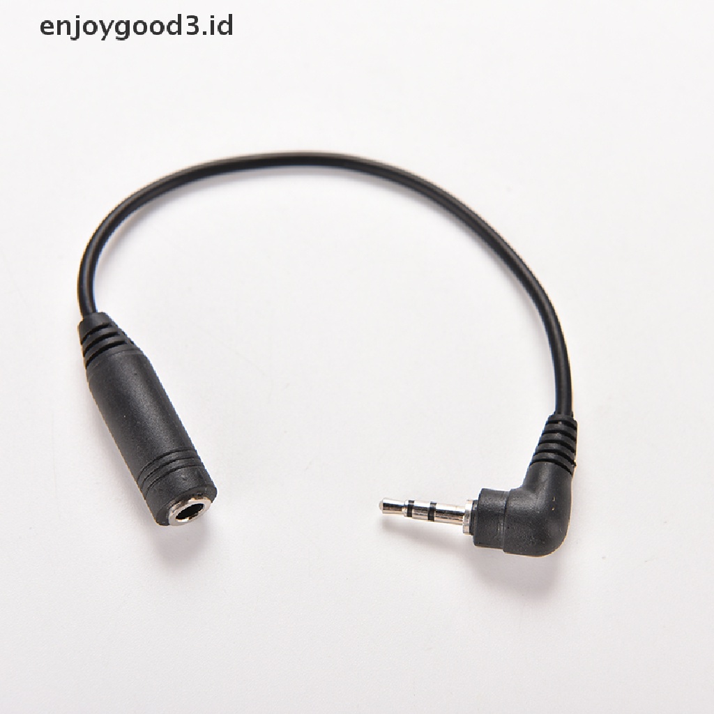 Adapter Converter Jack Stereo AUX Audio TRS 2.5mm Male Ke 3.5mm Female