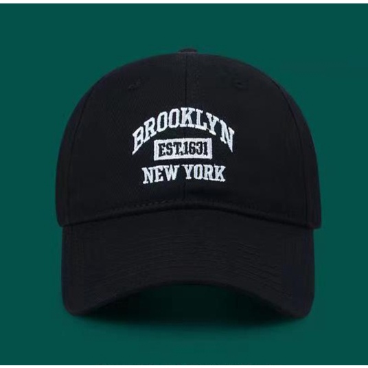 Topi Unisex Cap Hat Cotton Material Bordir Brooklyn New york Baseball Terbaru 2022