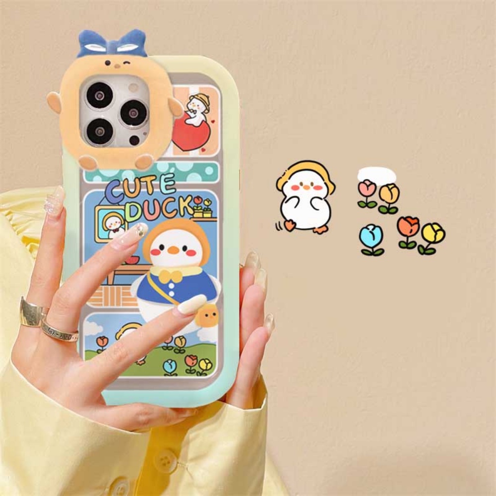 Casing TPU OPPO A77S A17 A17K A57 A16K A16E A55 A54 A76 A15 A16 A5 A53 A12 A5s A74 A95 A7 A3s A9 A52 A31 A1K Motif Bebek Kuning