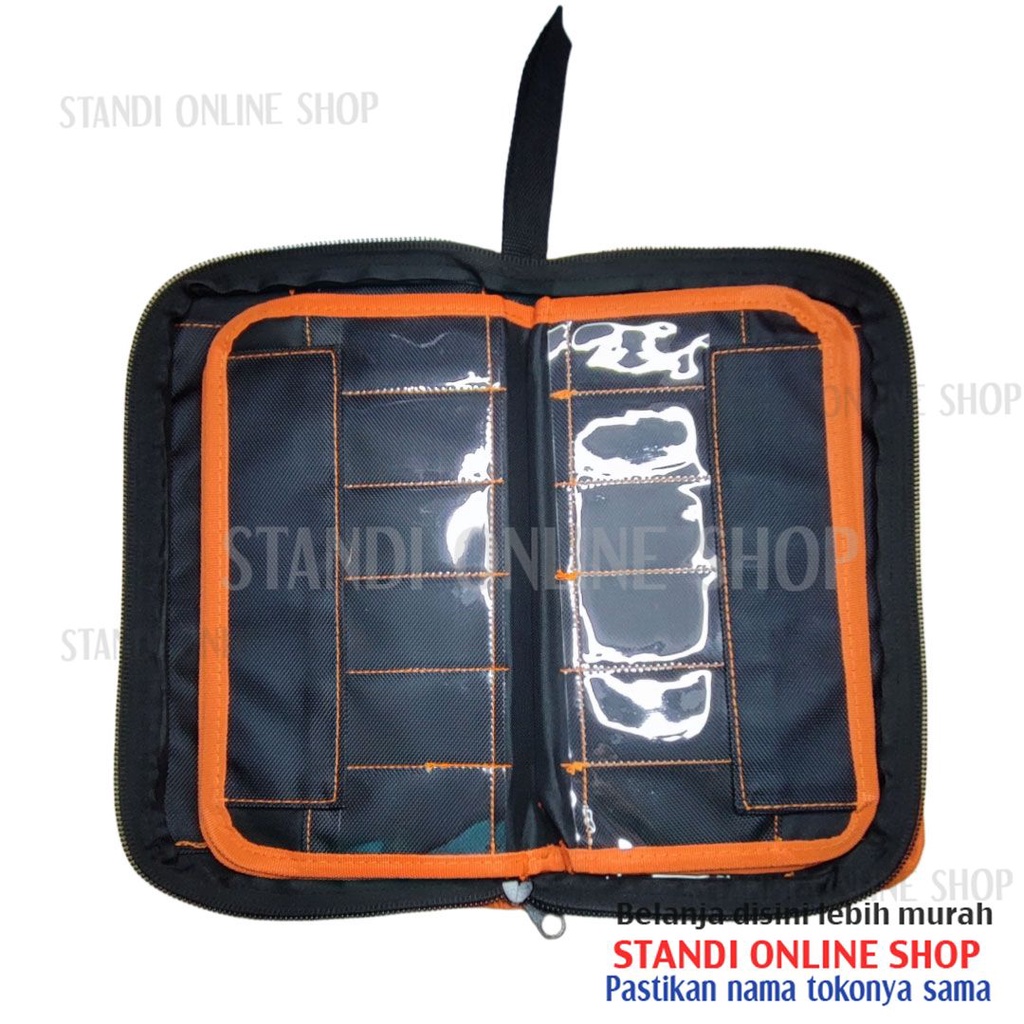 Tas Penyimpanan Lishi 2 in 1 Tool Bag Special Carry Bag Case Locksmith Ahli Tukang Kunci