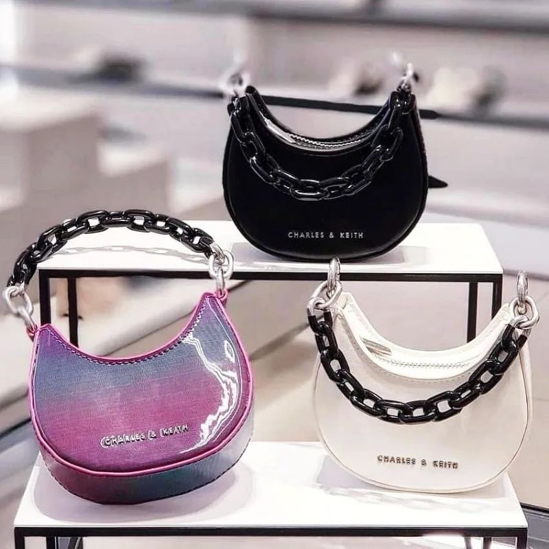 CK Koi Chain Handle Mini Bag include box