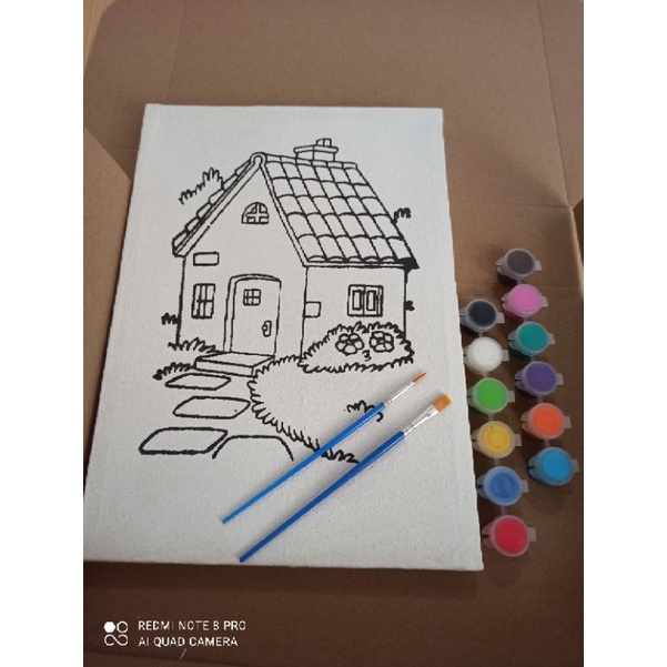 

PAKET LENGKAP KANVAS LUKIS ANAK 1 SET MEWARNAI