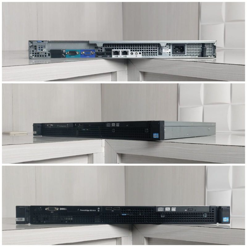 Server Dell PowerEdge R210 II 1UXeon E3-1220 Ram 16Gb Ddr3 Hdd 1Tb