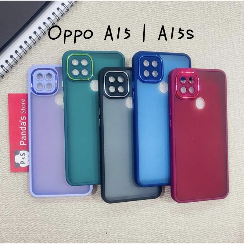 Case Oppo A15 | A15s Metal Chrome Softcase Dove Premium Luxury PSS