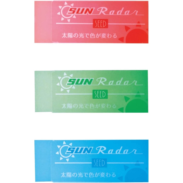 

Seed Sun Radar EP-SN Color Changing Penghapus Transparan Berubah Warna