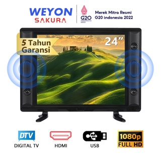 Weyon Sakura TV LED 24 inch Digital Televisi HD TV