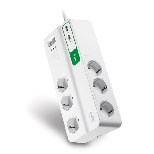 Socket Surge Protector APC PM6U-GR 6oulets- Colokan Anti Petir PM6U-GR