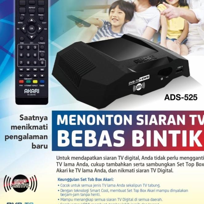 Akari Set Top Box Digital Tv Receiver Ads 2230 Stb Dvb T2