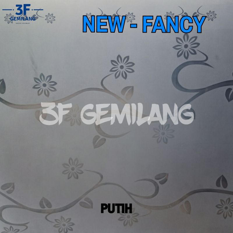 MASTERLEAF - Fiber Plastik Penutup Pagar Rumah Motif FANCY Flower Leaf Meteran