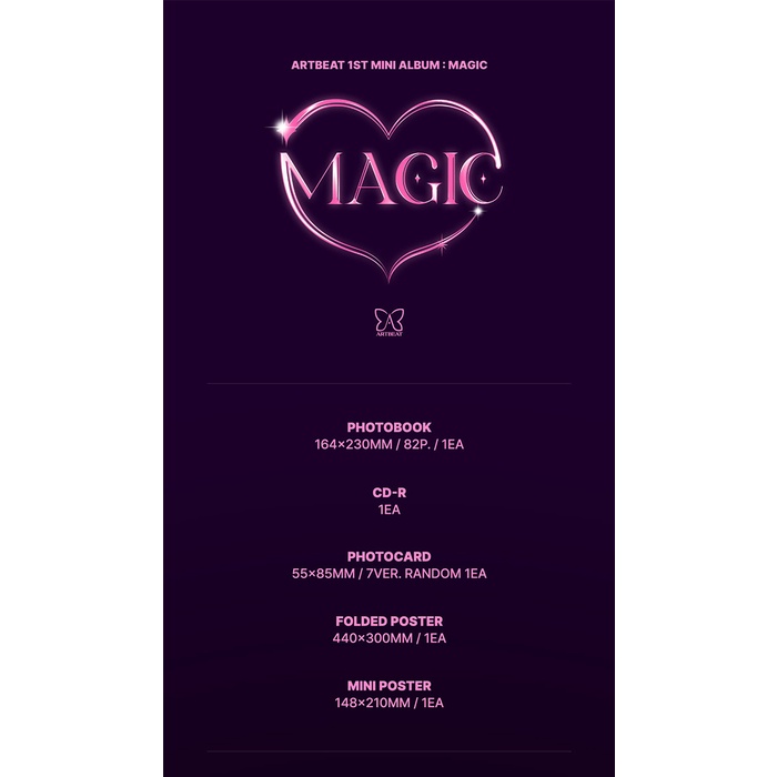 ARTBEAT - 1st Mini Album MAGIC