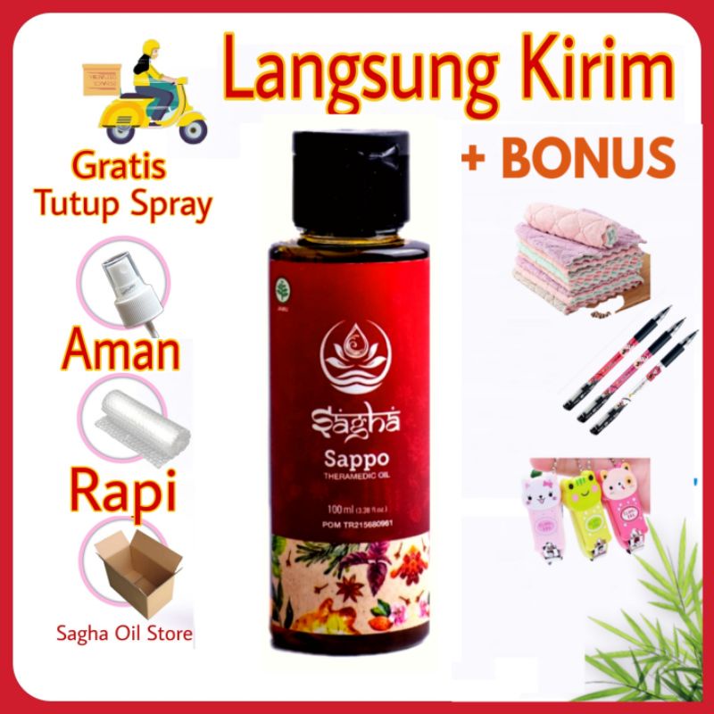 MINYAK SAGHA SAPPO / SAGHA SAMMO ORIGINAL - SAGHA PREMIUM / SAGHA ULTIMATE - SAGHA OIL plus BONUS