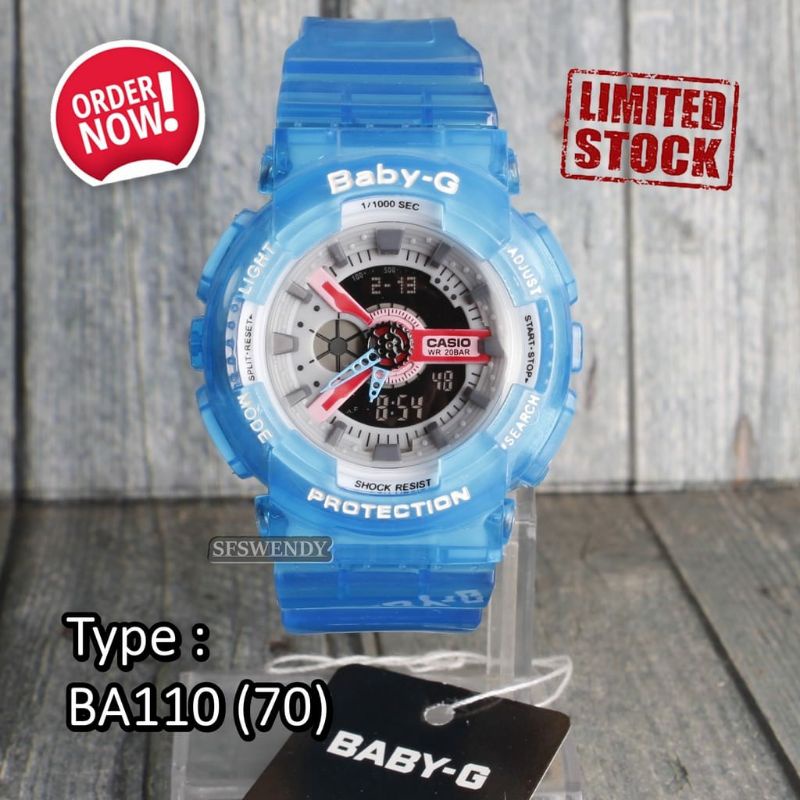 Jam Tangan Baby G BA110 Anti Air Wanita Terlaris