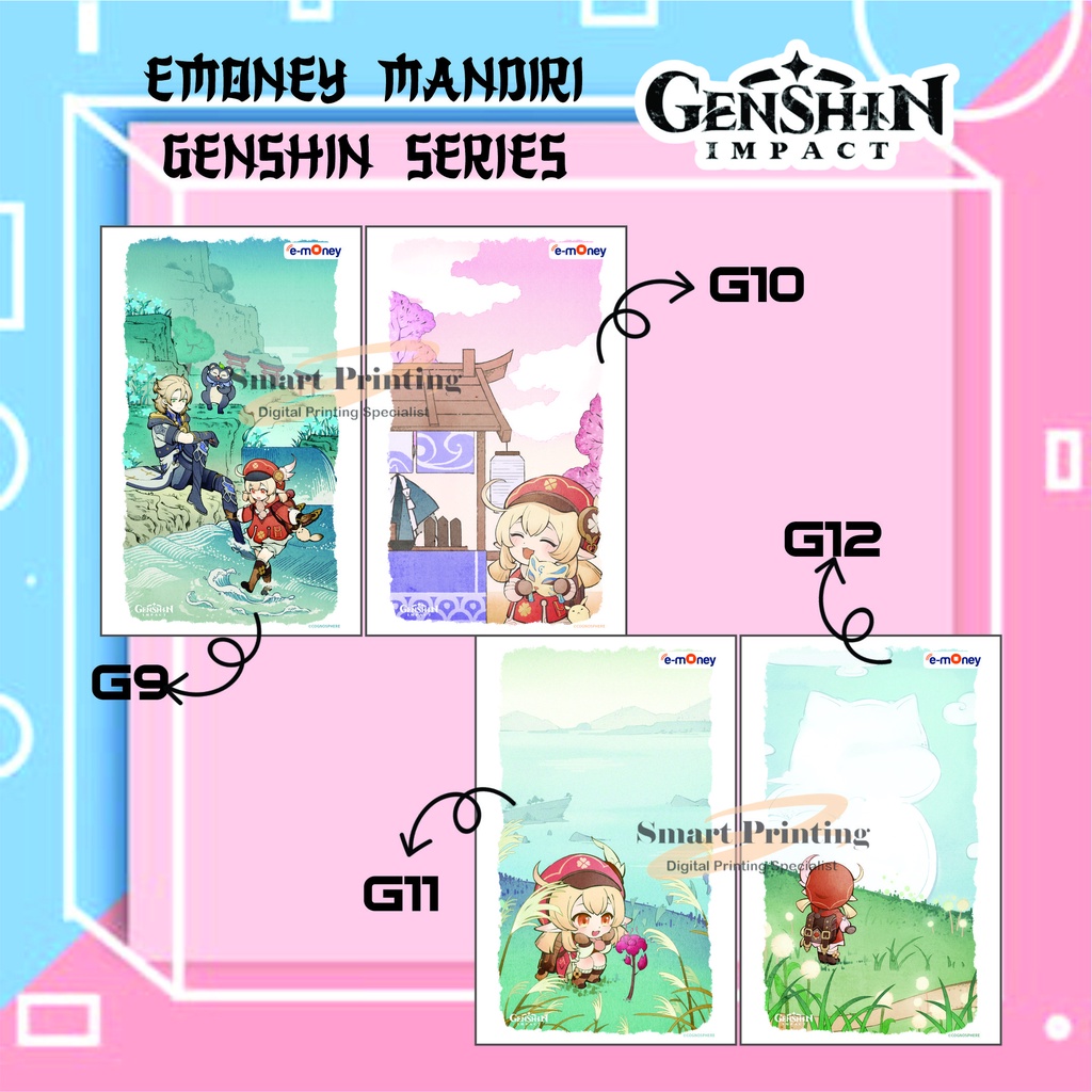 UNOFFICIAL GENSHIN SERIES - EMONEY MANDIRI SALDO 0 CUSTOM