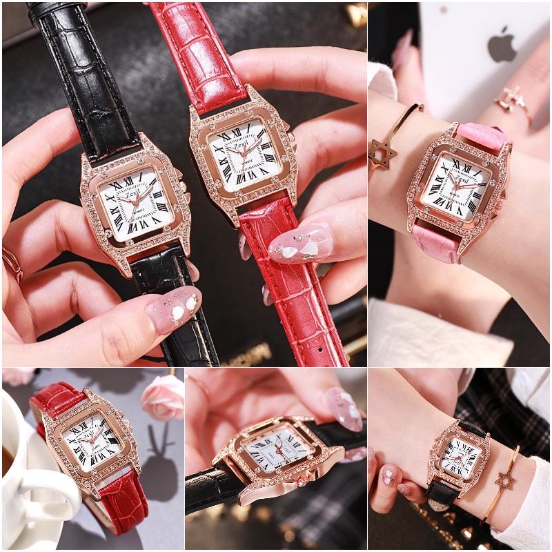 Jam Tangan Wanita A0150 INS Student Korean Style Simple Fashion Trend Casual Female Watches