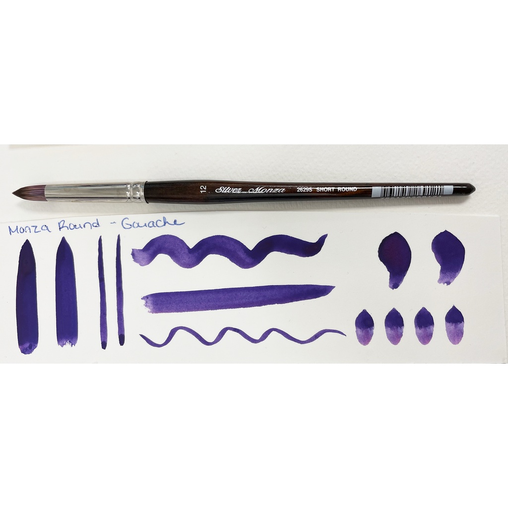 Silver Brush Monza® 2629S Short Round