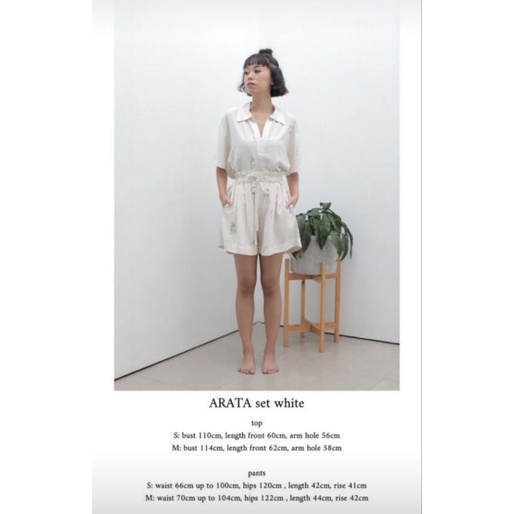 EUNOIA NIMBUS ARATA SET WHITE NEW WITH TAG