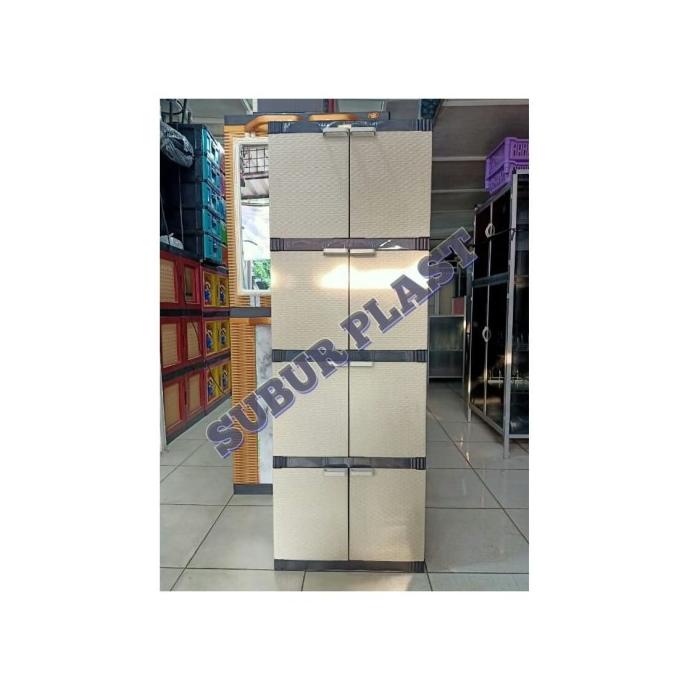 

Lemari Plastik Lemari Pakaian MINICLUB Susun 4 stock ready