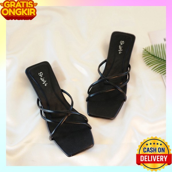 Haihils Murah Sandal Hels Import Hells Termurah Sendal Wanita Jinjit Hak Tinggi High Heels Pesta Wan