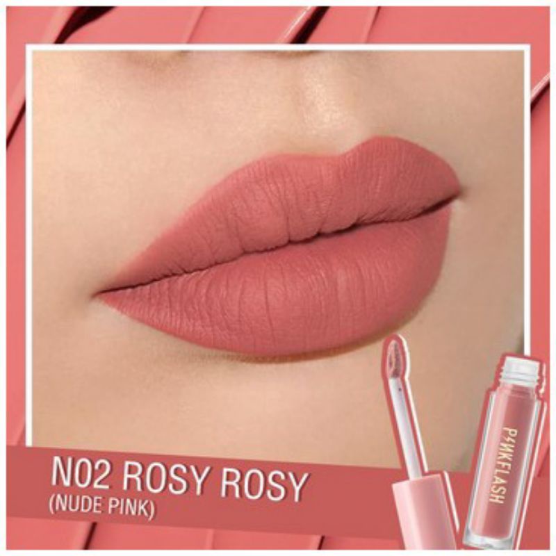 [Riseftproduct] PINK FLASH LIPCREAM MATTE