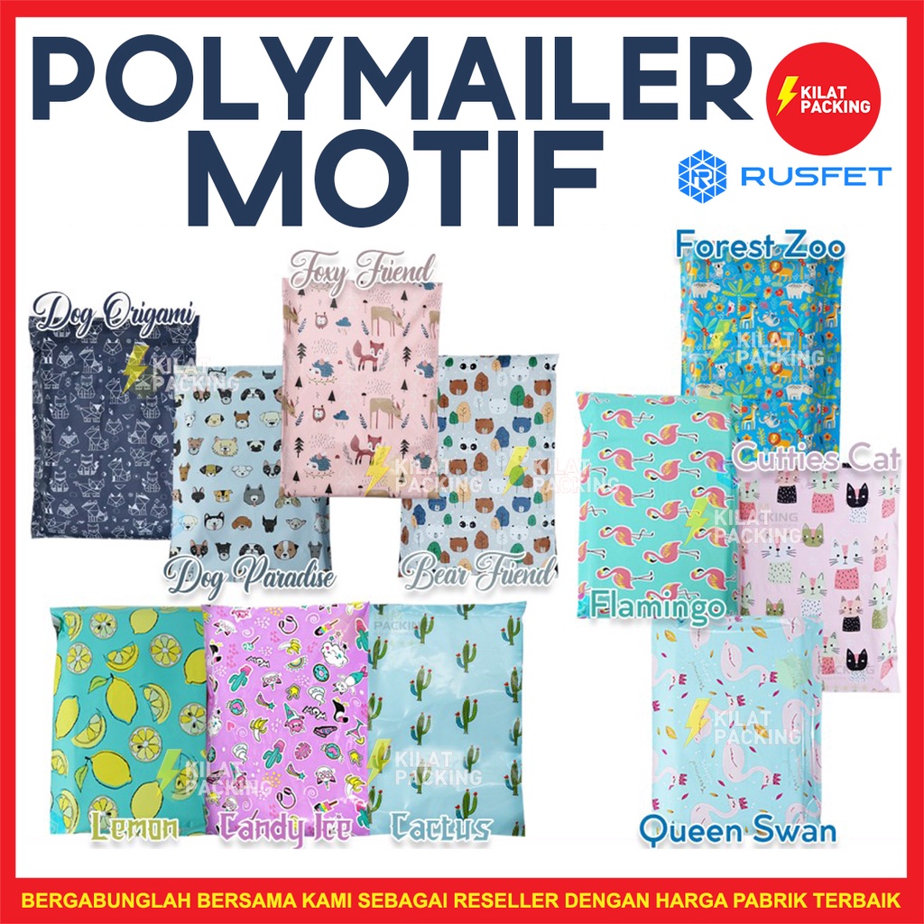 

Plastik Polymailer Amplop Polymailer Packing Online Bungkus Kado Satuan