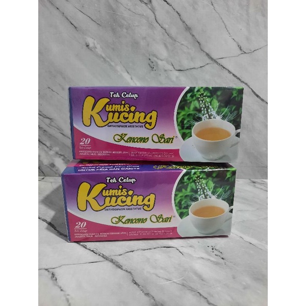 

Teh celup kumis kucing 20 tea bags