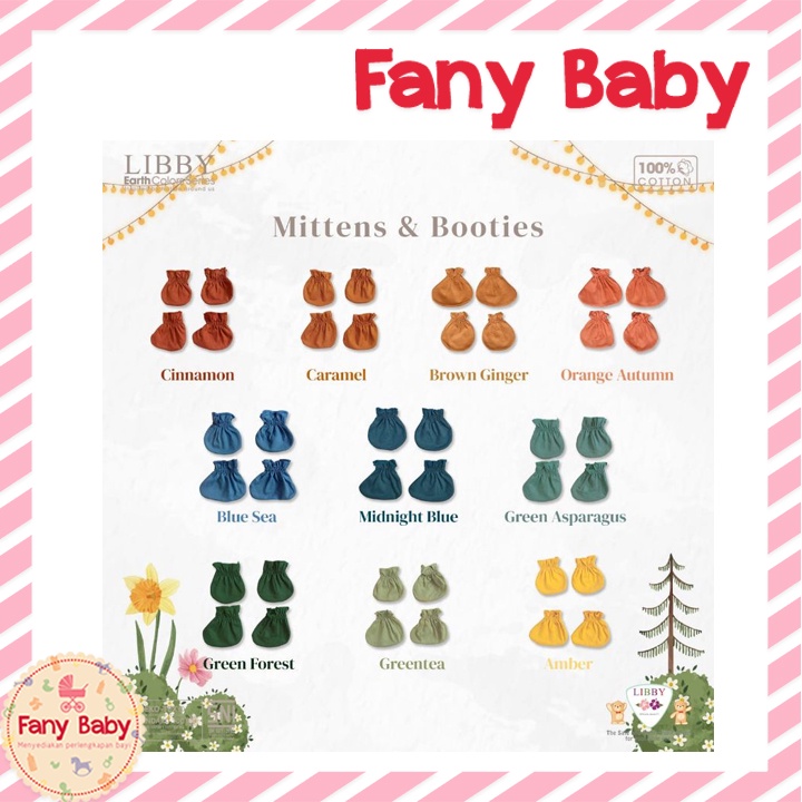 Libby Earth Colors Series Mitten &amp; Booties