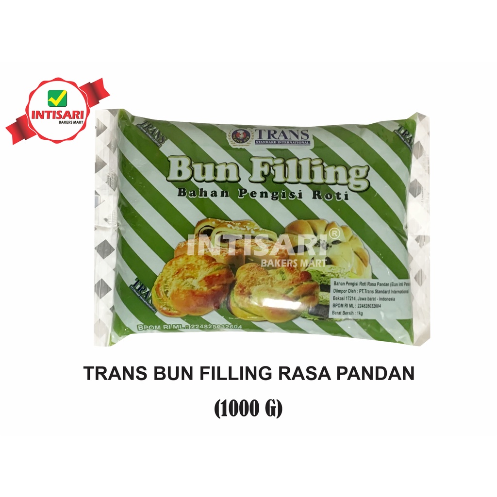 

TRANS BUN FILLING ISIAN ROTI RASA PANDAN 1000 G