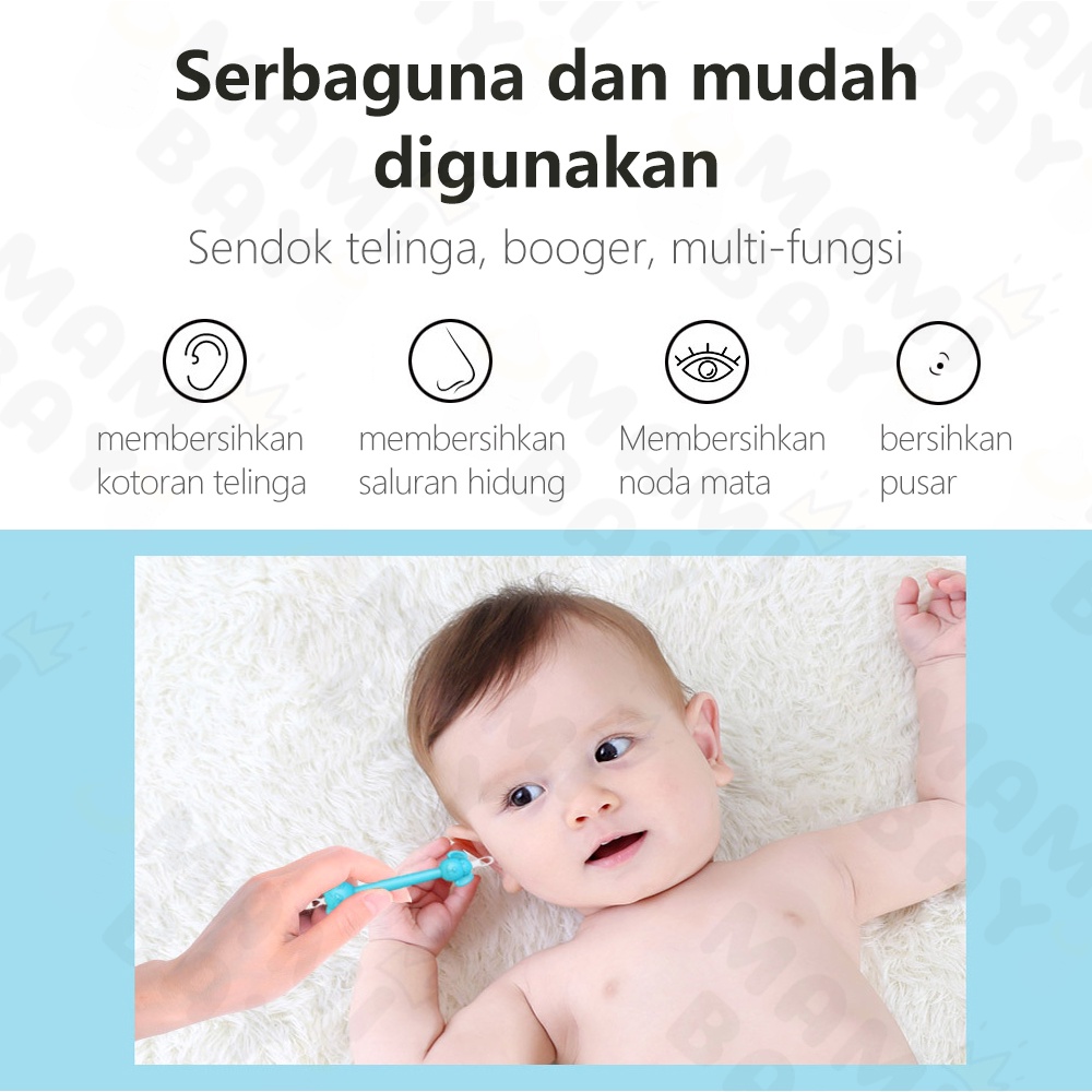 Mamibayi Booger tools baby 2 in 1 Pembersih hidung dan telinga bayi newborn