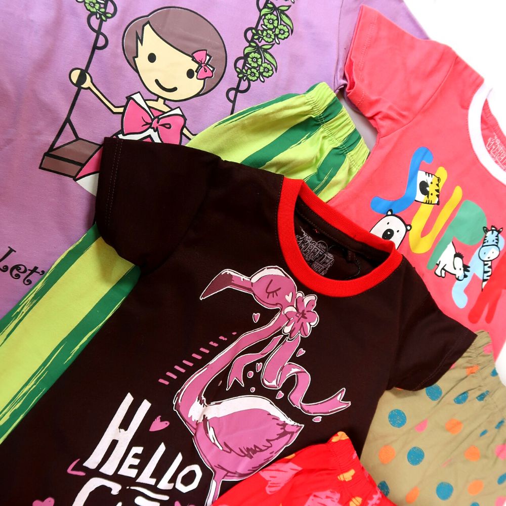 Setelan Anak Perempuan Umbrela Set Girl 3-7 Tahun