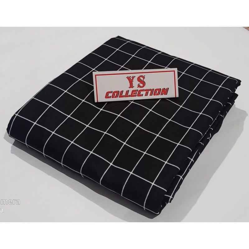 sprei saja sprei korea aesthetic sprei motif kotak kotak