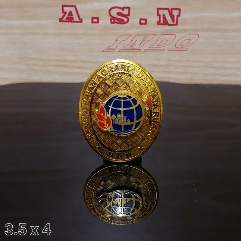 Lencana ATR BPN Pin ATR BPN