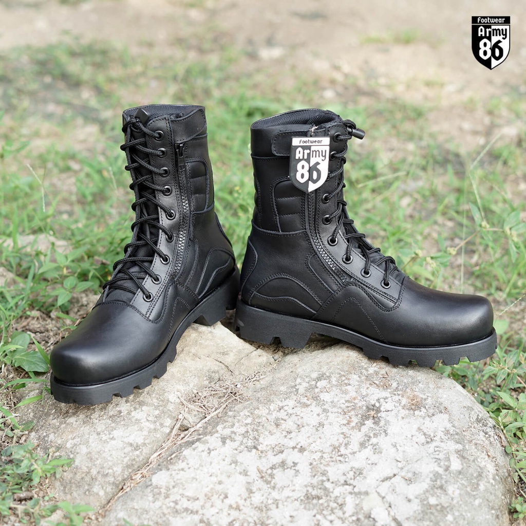 Sepatu PDL Black Hawk Original kulit Sapi Asli/sepatu pdl pria murah kulit asli