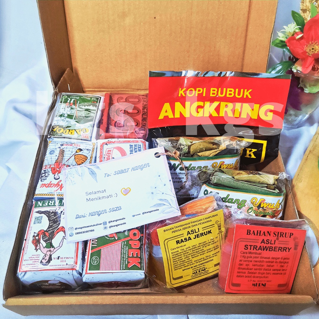 

Hampers Minuman Racikan Mantap Khas Solo Free Kartu Ucapan