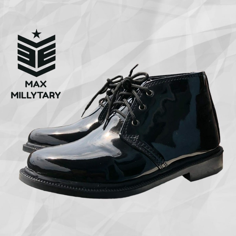 Sepatu pdh jatah tni sepatu pdh polri,security kilap berkualitas