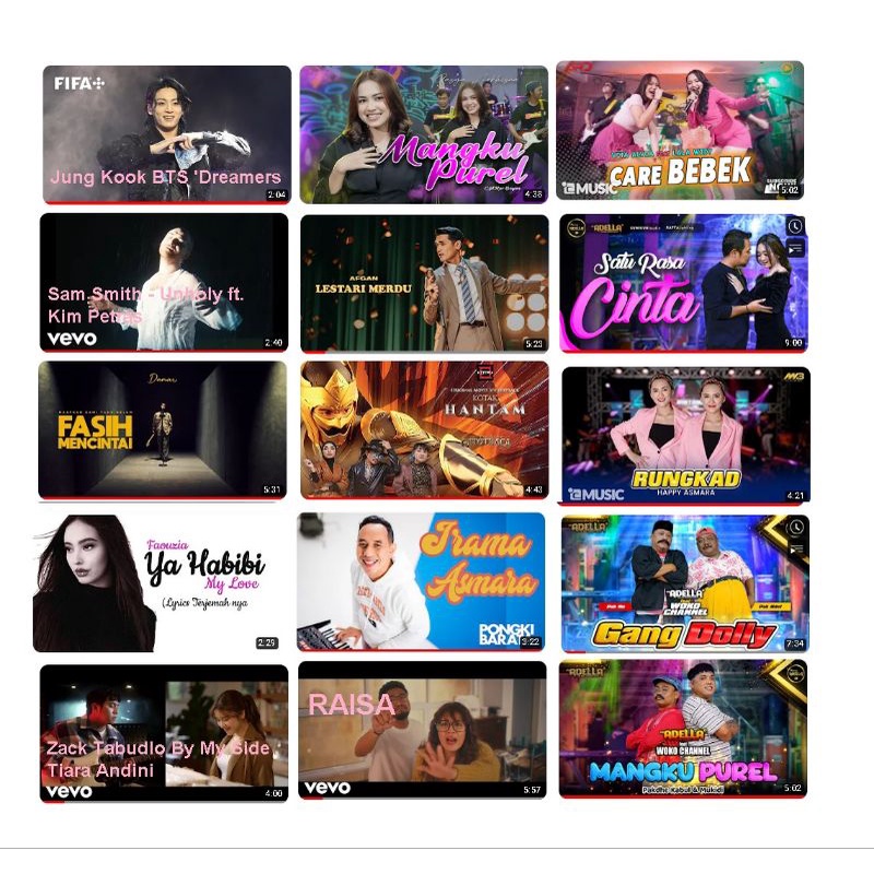 Update Lagu Karaoke Desember 2022