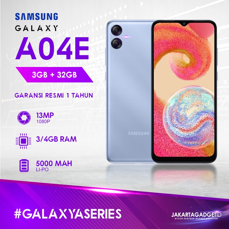 Samsung Galaxy A04E 3GB+32GB Garansi Resmi Samsung 1 Tahun