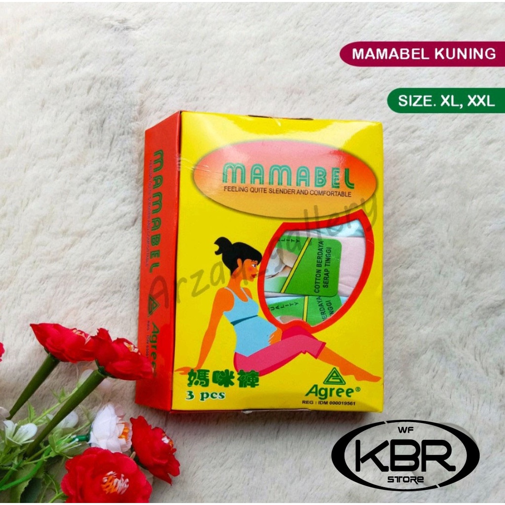 [ 3pc ] MAMABEL KUNING H 514 / Celana Dalam Ibu Hamil | CD Agree Hamil Mamabel / celana dalam untuk orang hamil wf store