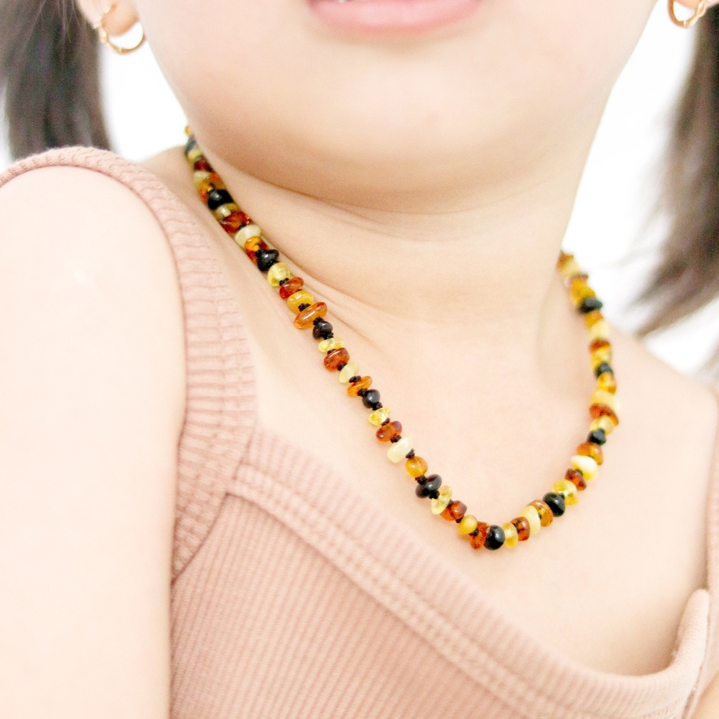 Kalung amber bayi &amp; anak by Carlis Baby. Multicolour Chips CH1/CH2/CH3