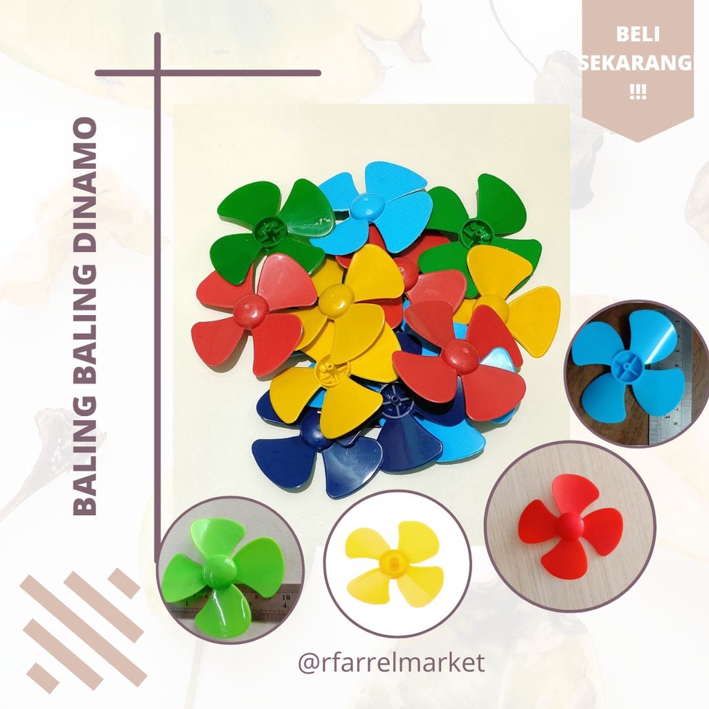rfarrelmarket⚡Baling Kitiran Kipas Dinamo Layangan Mainan Angin / kipas, baling baling, dinamo layan