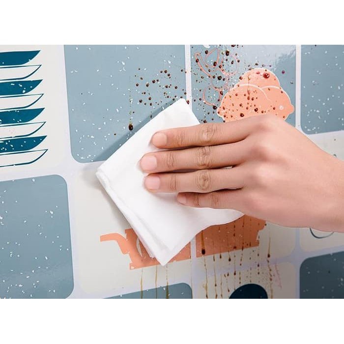 Stiker Dapur Anti Minyak Anti Api Wallpaper