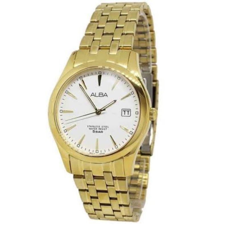 JAM TANGAN PRIA ALBA AXHK82X1 GOLD AH AXHK82X1ORIGINAL