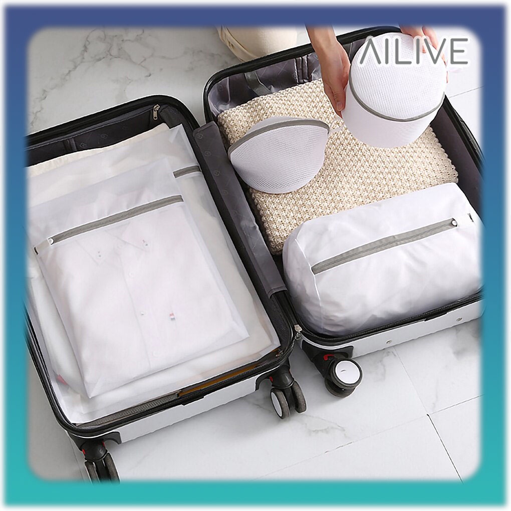 AILIVE Laundry Bag Set 7IN1 / Kantong Jaring Mesin Cuci 7PCS / Tempat Baju Pakaian Dalam Bra Organizer Bag