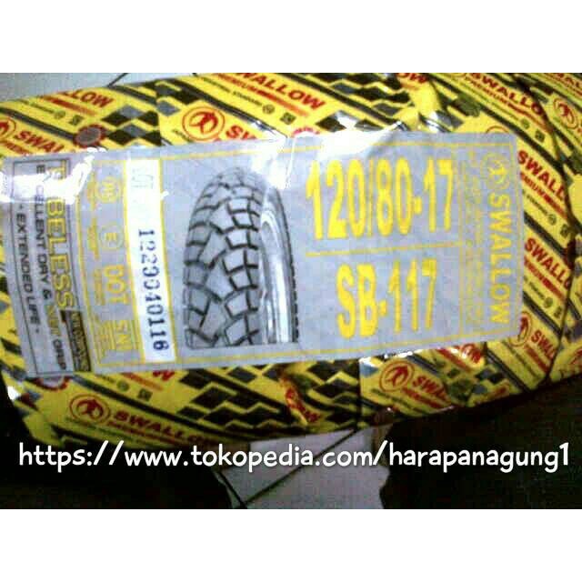 Ban Luar 120/80-17 SB 117 Swallow
