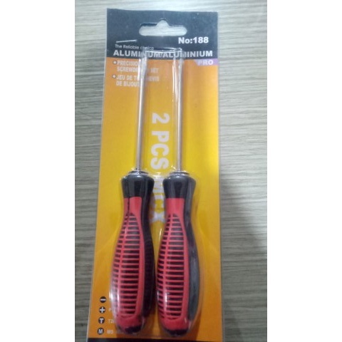 OBENG SET 2 PCS PLUS MINUS NO 188 PRES berkualitas BAGUS