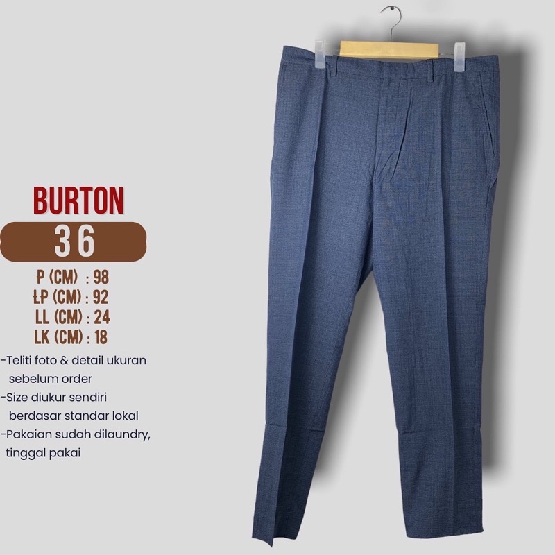 CELANA FORMAL PRIA BURTON SIZE 36