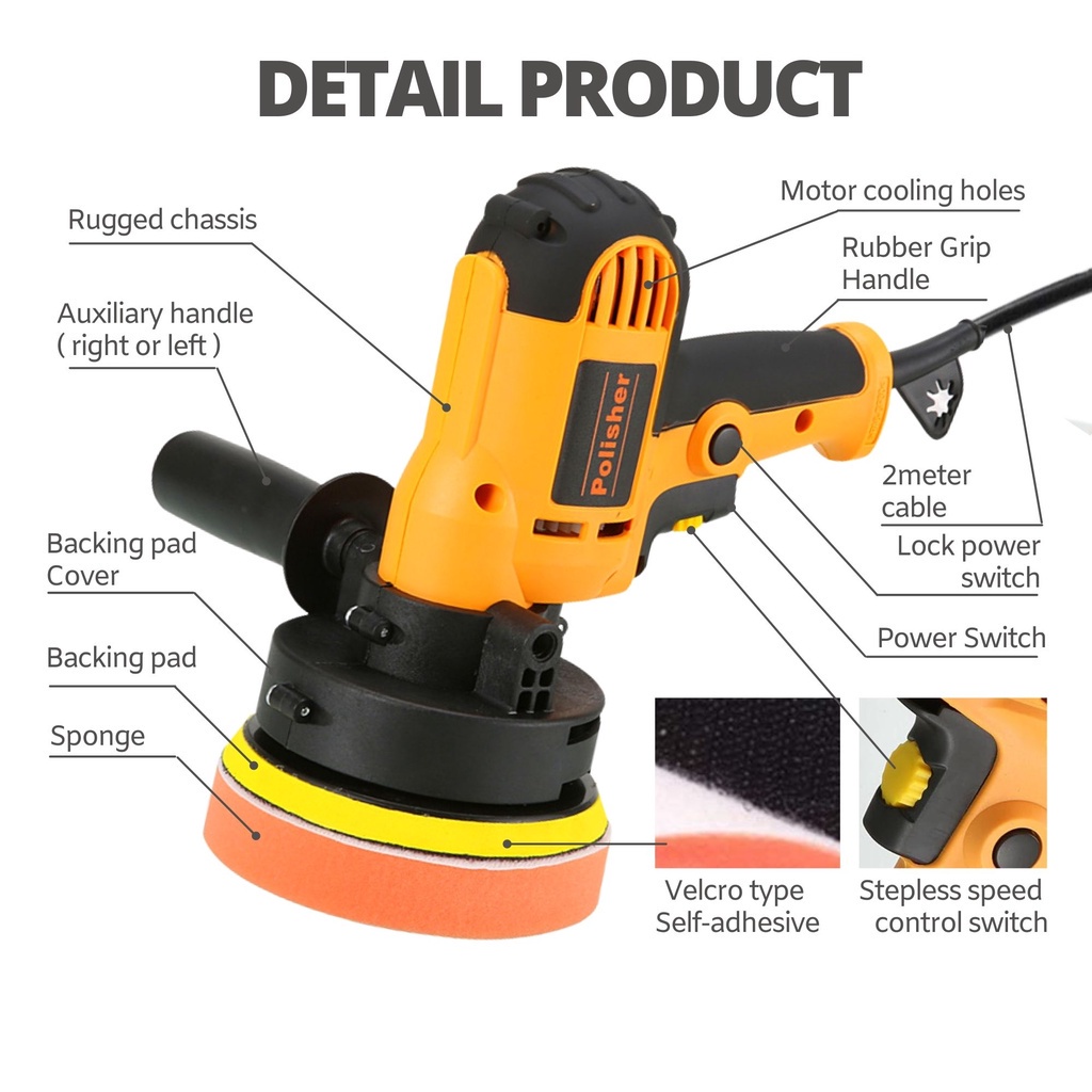 Tengoo AlatAlat Poles Body Motor Mobil /poles motor/ poles motor M14 Tatakan Mesin Poles Motor