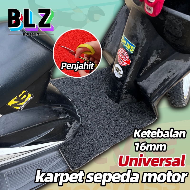 Bolizun Karpet Pijakan Kaki untuk semua jenis motor Bisa dipotong sesuai kebutuhan Karpet Motor Floor Mat - 40x50