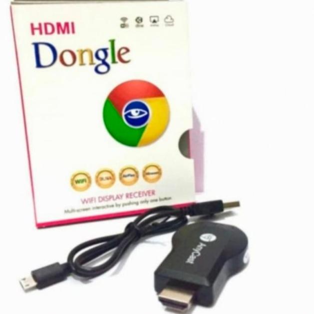 HDMI Dongle Anycast Wifi Display Receiver HDMI receiver TV Dongle - Merah