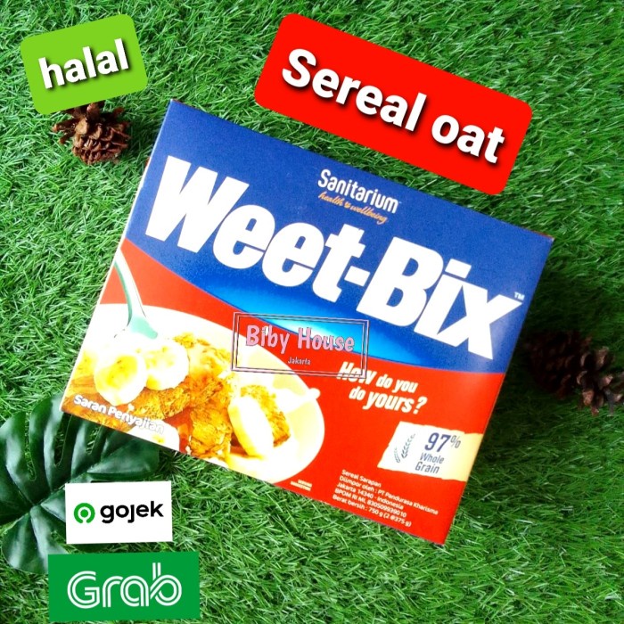 

Sereal Weet Bix Cereal / Sereal Oat Weetbix Sanitarium 750 Gr Halal